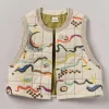 Abstract Hand Embroidered Gilet