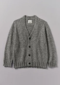Alpaca Wool V-Neck Cardigan