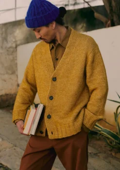 Alpaca Wool V-Neck Cardigan