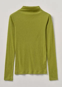 Aster Wool Lyocell High Neck Tee