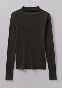 Aster Wool Lyocell High Neck Tee