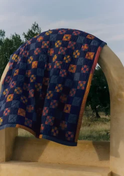 Astrid Check Patchwork Cotton Quilt