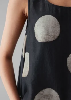 Batik Dot Print Tank Top