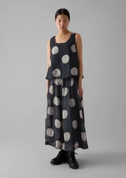 Batik Dot Print Tank Top