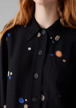 Baya Cosmic Dot Print Shirt