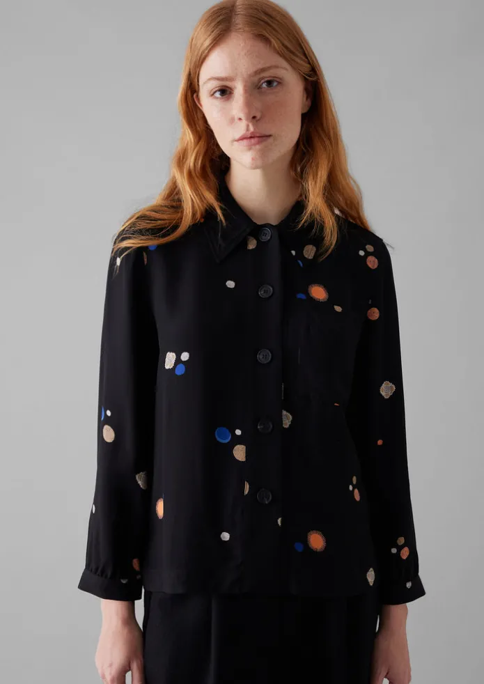 Baya Cosmic Dot Print Shirt