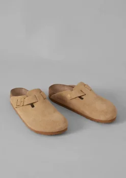 Birkenstock Boston Suede Clogs