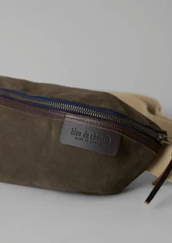 Bleu De Chauffe Suede Cross Body Bag