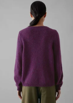 Boat Neck Wool Sweater