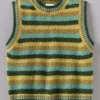 Brushed Alpaca Blend Stripe Tank