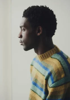 Brushed Stripe Sweater