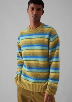 Brushed Stripe Sweater