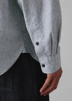 Chambray Cotton Linen Shirt
