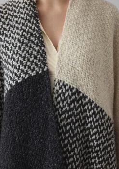 Check Merino Blend Wrap