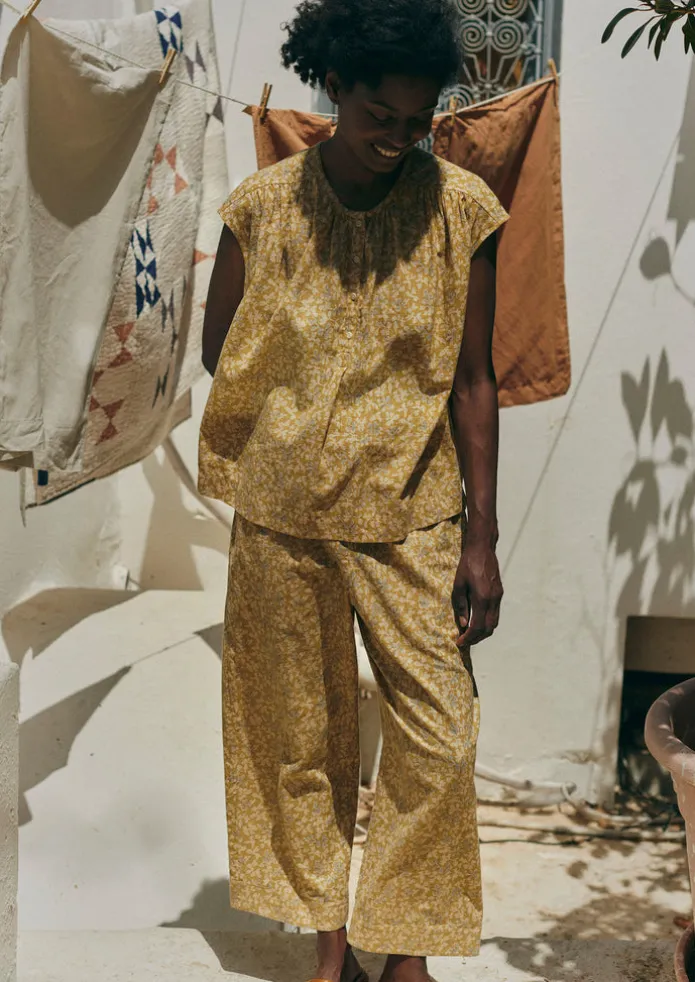 Collage Floral Cotton Pyjamas