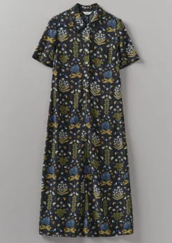 Collector Print Fluid Shirt Dress