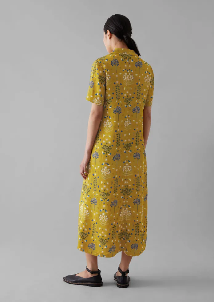 Collector Print Fluid Shirt Dress