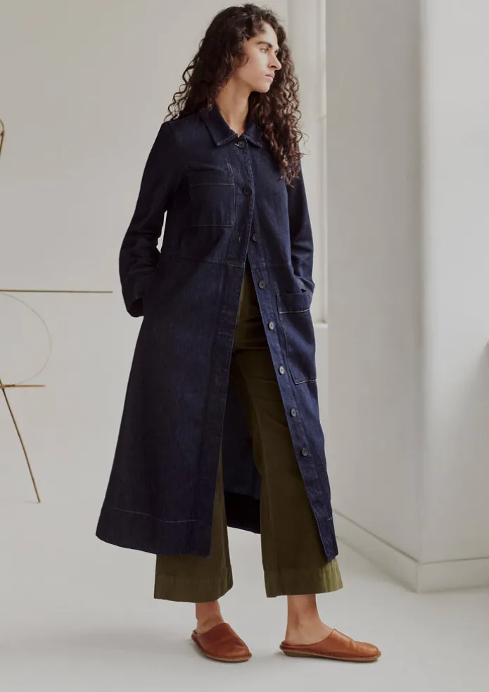 Cotton Hemp Denim Dress