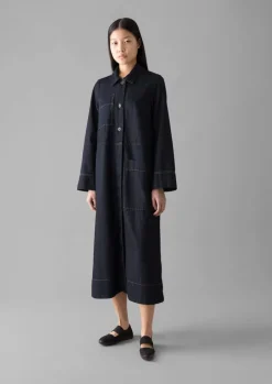 Cotton Hemp Denim Dress