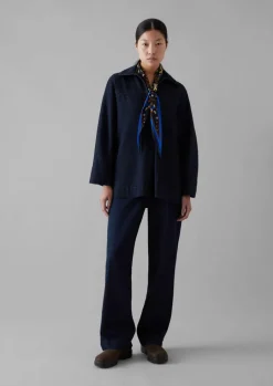 Cotton Hemp Denim Smock