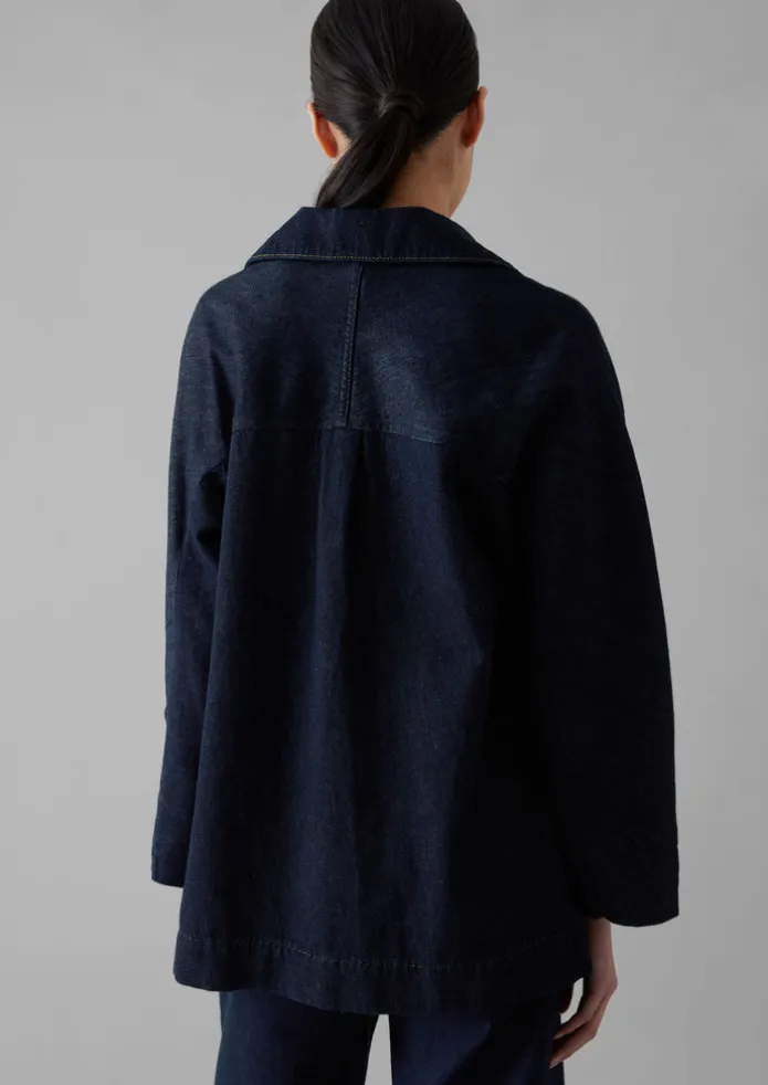Cotton Hemp Denim Smock