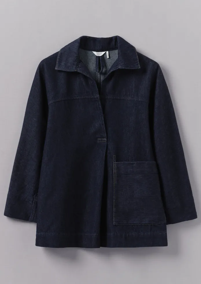 Cotton Hemp Denim Smock