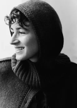 Cotton Wool Knitted Hood