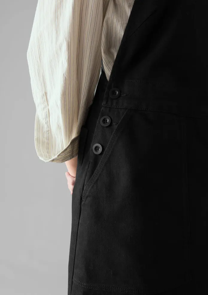 Denim Pinafore Dress