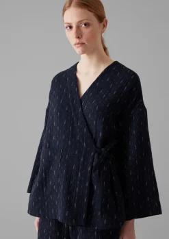 Dobby Cotton Lounge Jacket