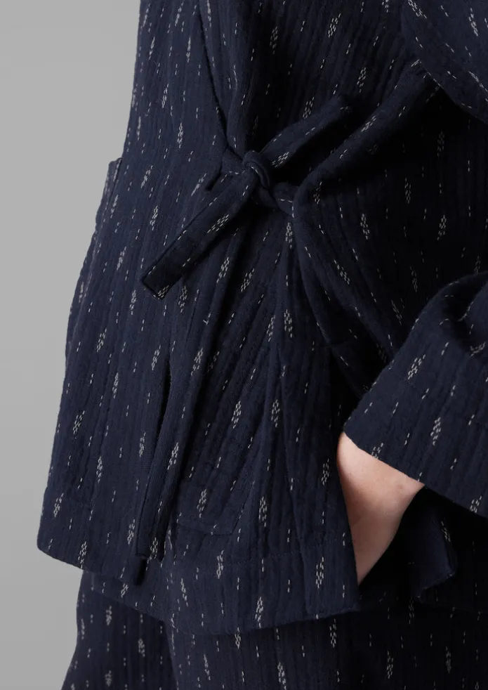 Dobby Cotton Lounge Jacket