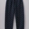 Dobby Stitch Cotton Lounge Trousers