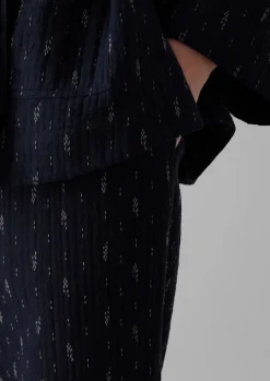 Dobby Stitch Cotton Lounge Trousers