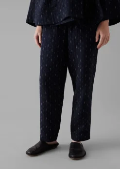 Dobby Stitch Cotton Lounge Trousers