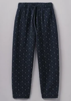Dobby Stitch Cotton Lounge Trousers