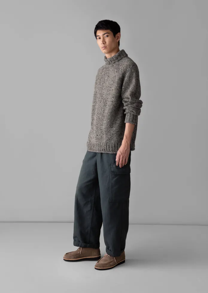 Donegal Roll Neck Sweater