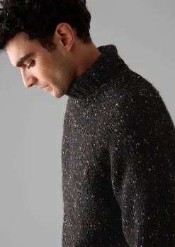 Donegal Roll Neck Sweater