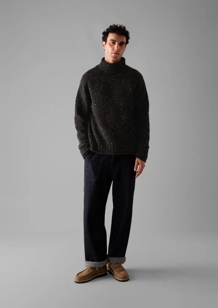 Donegal Roll Neck Sweater