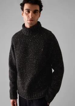 Donegal Roll Neck Sweater