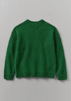 Donegal Wool High Neck Easy Sweater