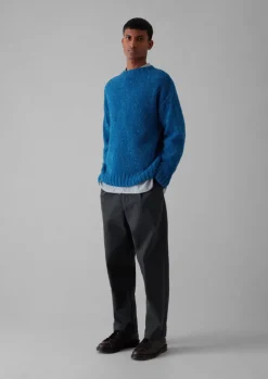 Donegal Wool High Neck Easy Sweater