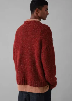 Donegal Wool High Neck Easy Sweater
