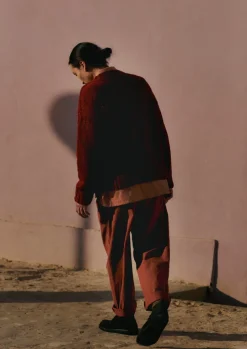 Donegal Wool High Neck Easy Sweater