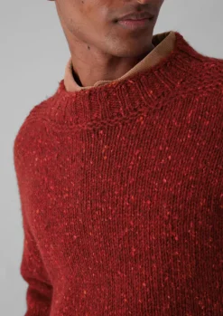 Donegal Wool High Neck Easy Sweater