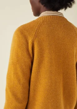 Eden Wool Cashmere Raglan Cardigan