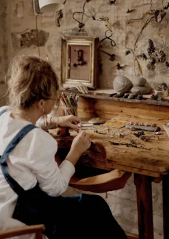 Emily Nixon Sculptural Rock Ring