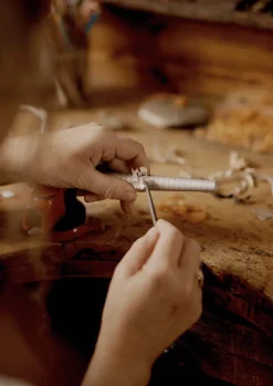 Emily Nixon Sculptural Rock Ring