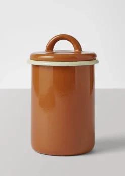 Enamel Storage Jar