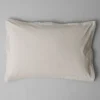 Fine Stripe Organic Cotton Oxford Pillowcase Set