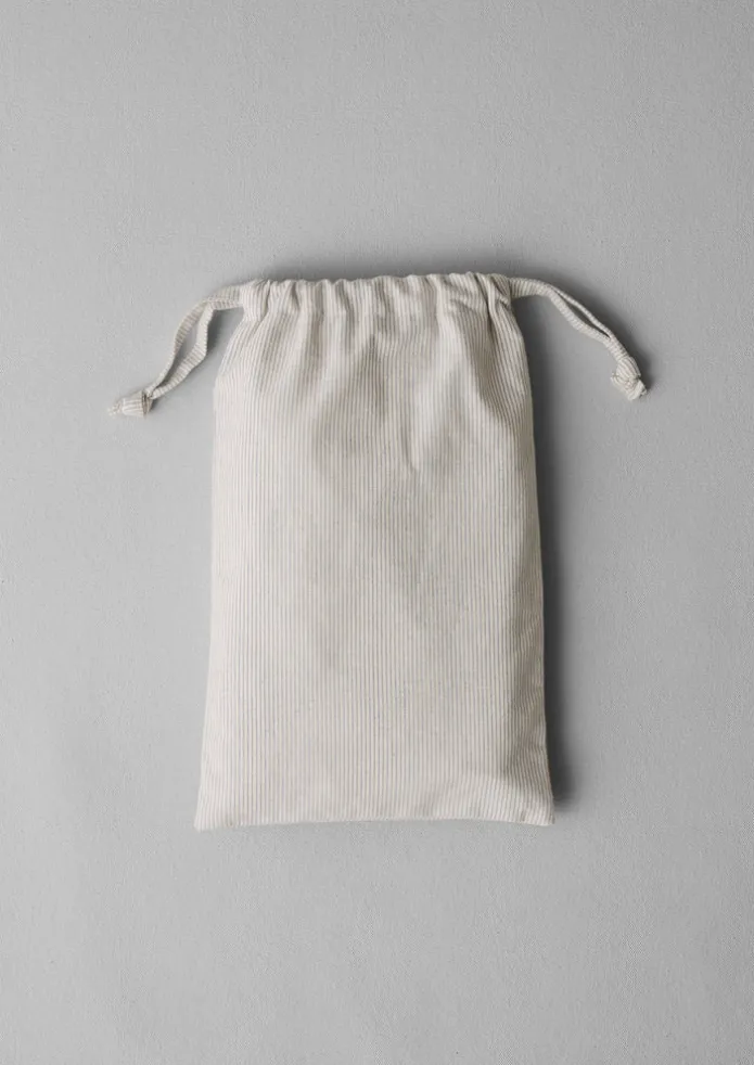 Fine Stripe Organic Cotton Oxford Pillowcase Set