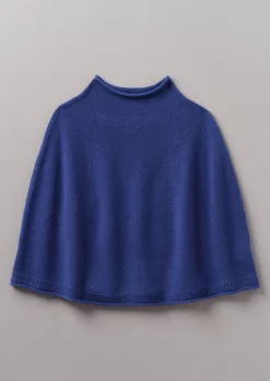 Fine Wool Cashmere Poncho